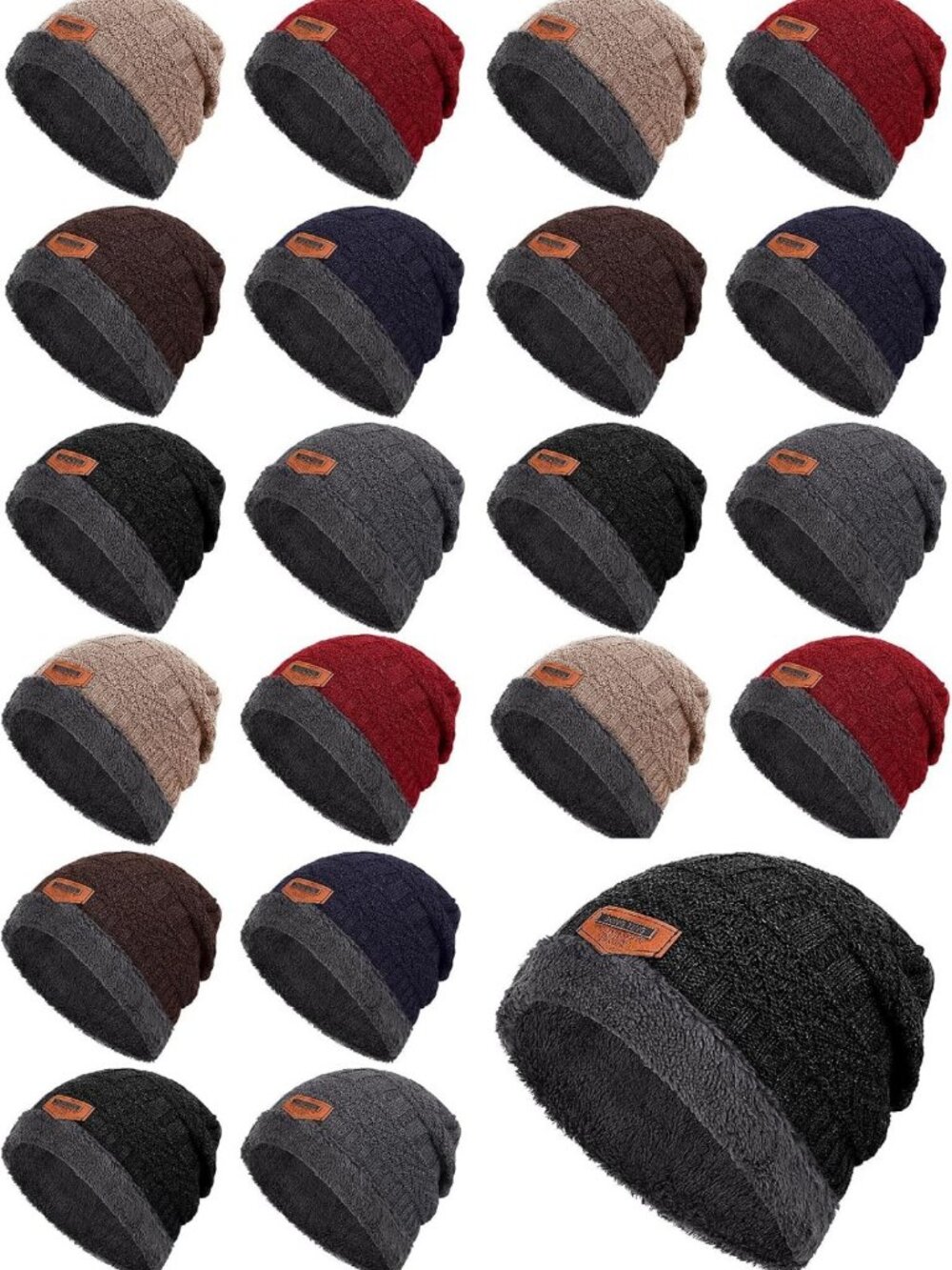 Cozy Winter Beanie for Men | Fleece Lined Knit Hat | Warm & Stylish Accessory